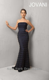 1 of 2 Jovani 6561 Navy