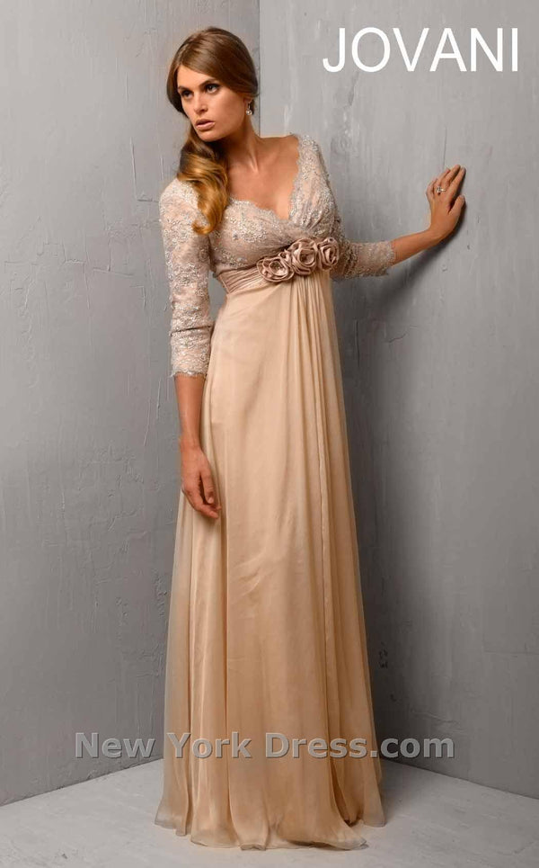 Jovani 7182 Sand