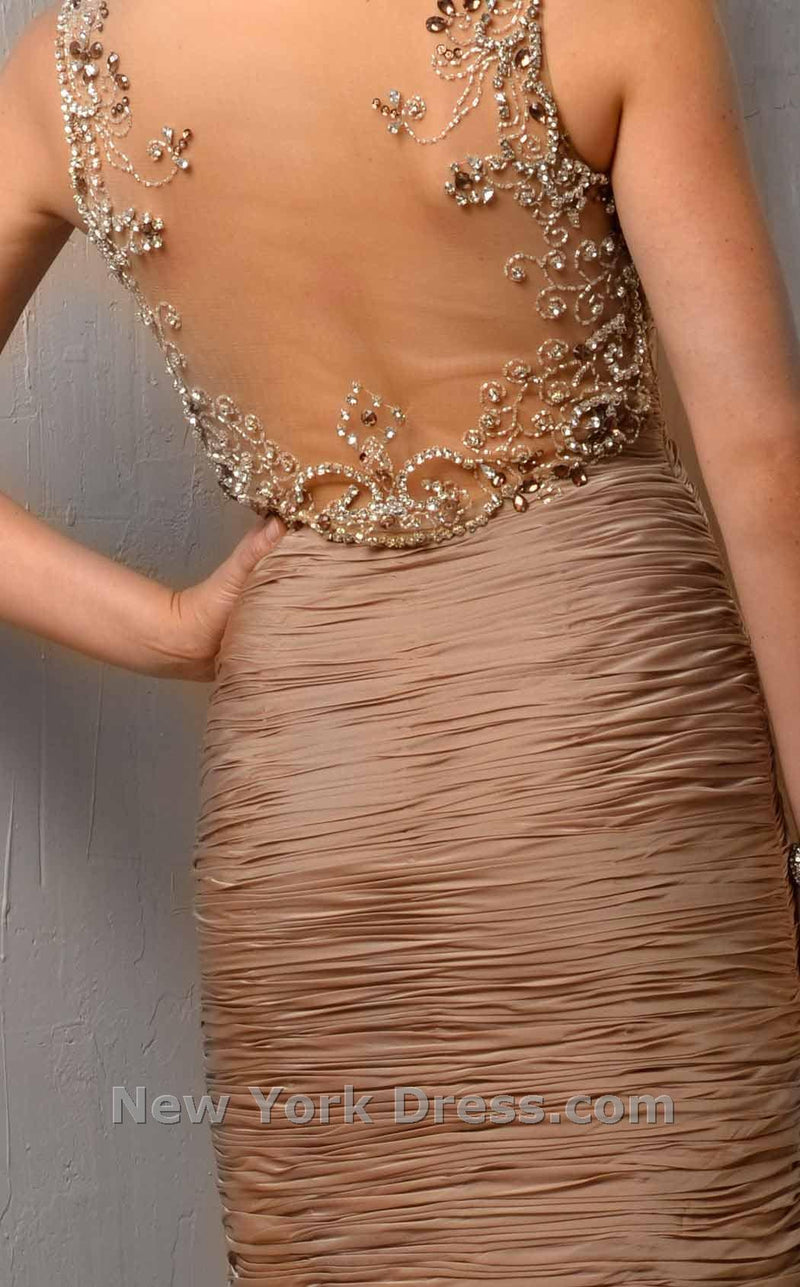 Jovani 73703 Taupe