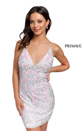 2 of 14 Primavera Couture 3862 Ivory Multi