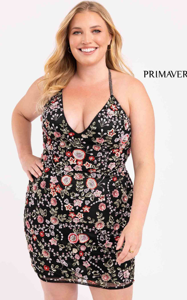 Primavera Couture 3881 Black Multi