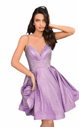 1 of 4 Clarisse 3951 Dress Light-Purple