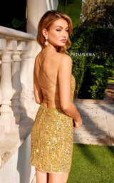 14 of 19 Primavera Couture 4001 Dress Gold