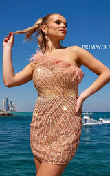 6 of 12 Primavera Couture 4002 Dress Apricot