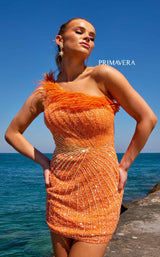 2 of 12 Primavera Couture 4002 Dress Orange