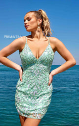 4 of 17 Primavera Couture 4013 Dress Mint