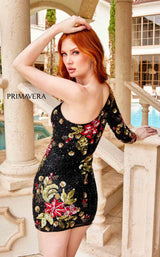 6 of 8 Primavera Couture 4014 Dress Black