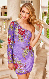 2 of 8 Primavera Couture 4014 Dress Lavender