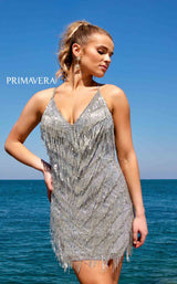 3 of 7 Primavera Couture 4019 Dress Platinum