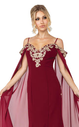 5 of 8 Dancing Queen 4025 Dress Burgundy