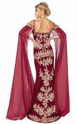 4 of 8 Dancing Queen 4025 Dress Burgundy