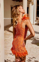 6 of 7 Primavera Couture 4029 Dress Orange