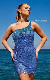 2 of 7 Primavera Couture 4035 Dress Bright-Blue