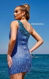 6 of 7 Primavera Couture 4035 Dress Bright-Blue