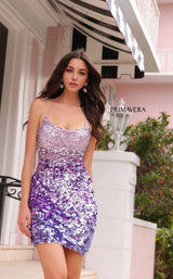 2 of 10 Primavera Couture 4039 Dress Lavender