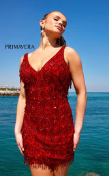 3 of 6 Primavera Couture 4042 Dress Red