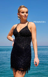 1 of 7 Primavera Couture 4045 Dress Black