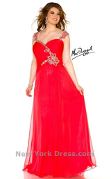 2 of 2 Mac Duggal 64400R Cherry Red