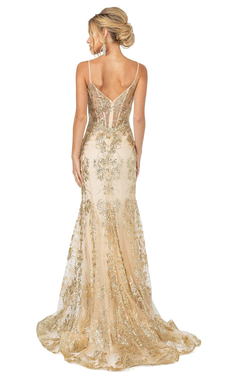 Dancing Queen 4118 Dress Gold