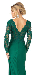 4 of 4 Dancing Queen 4124 Dress Hunter-Green