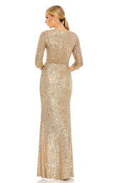 2 of 3 Mac Duggal 42015 Dress Light-Gold