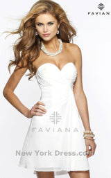 2 of 5 Faviana 7075A Ivory