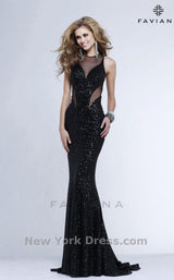 14 of 27 Faviana 7331 Black