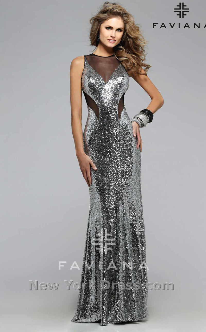 Faviana 7331 Silver/Black