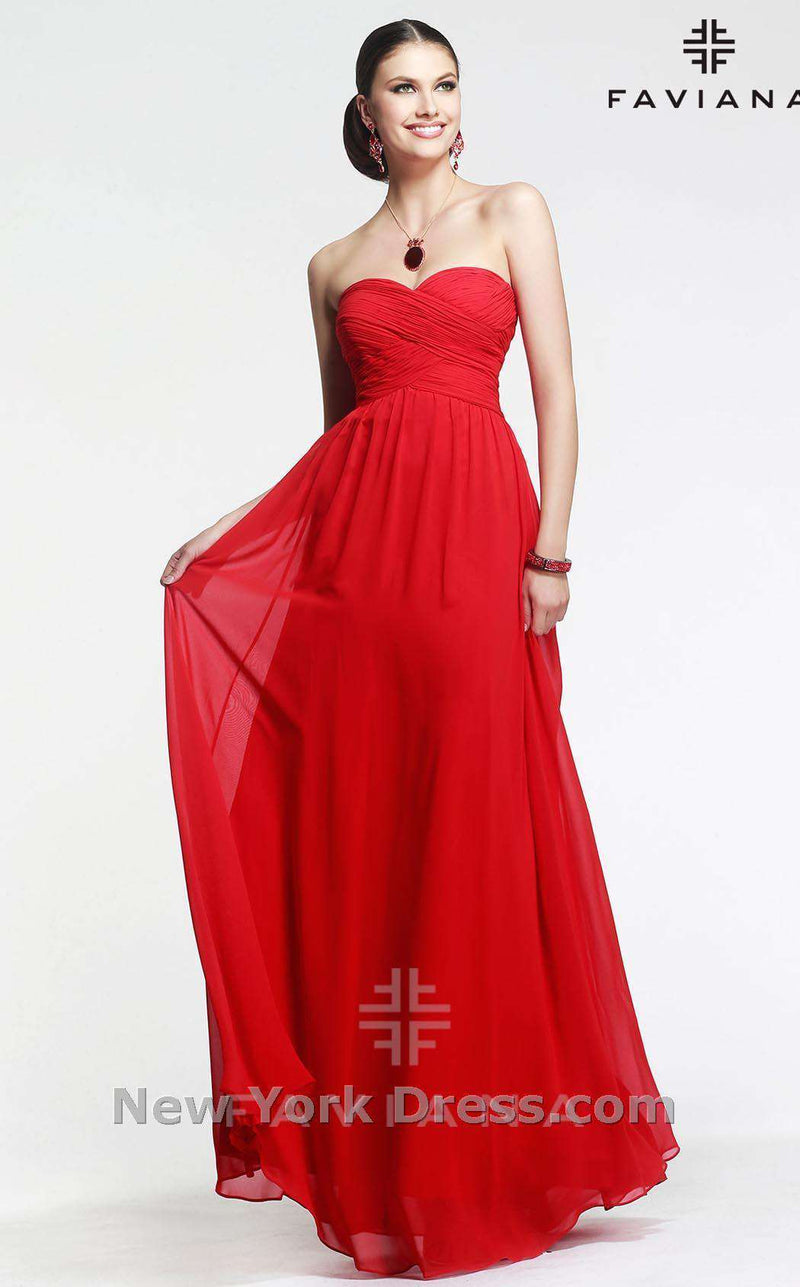 Faviana 7338 Red