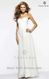 2 of 2 Faviana 7339 Ivory