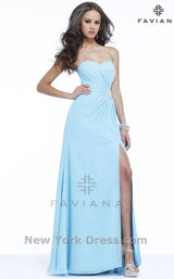 1 of 2 Faviana 7361 Tiffany Blue