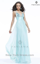 1 of 2 Faviana 7365 Seafoam