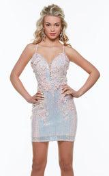 1 of 2 Alyce 4374 Pink-Champagne