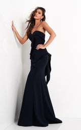 2 of 6 Jovani 4466 Navy