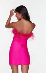 9 of 10 Alyce 4524 Dress Electric-Fuchsia