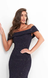 4 of 6 Jovani 4564 Navy