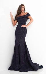 1 of 6 Jovani 4564 Navy