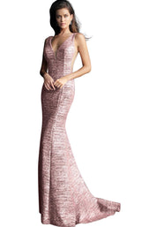 8 of 56 Jovani 45811 Blush