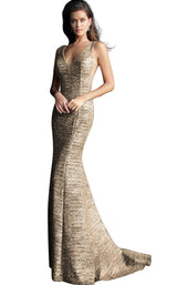 10 of 56 Jovani 45811 Champagne