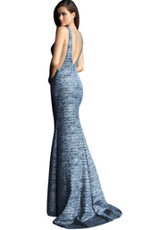 19 of 56 Jovani 45811 Light Blue