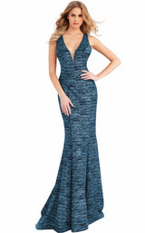 6 of 56 Jovani 45811 Navy