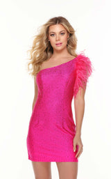 1 of 4 Alyce 4587 Dress Electric-Fuchsia