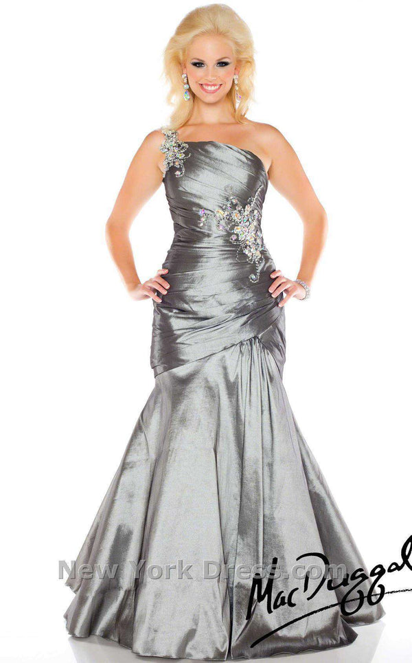 Mac Duggal 82058F Charcoal