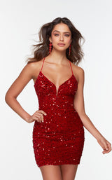 3 of 7 Alyce 4597 Dress Red