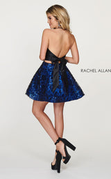 2 of 4 Rachel Allan 4613 Black/Royal