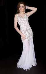 7 of 20 Jasz Couture 4614 White