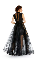 3 of 3 In Couture 4624 Dress Black-Gold