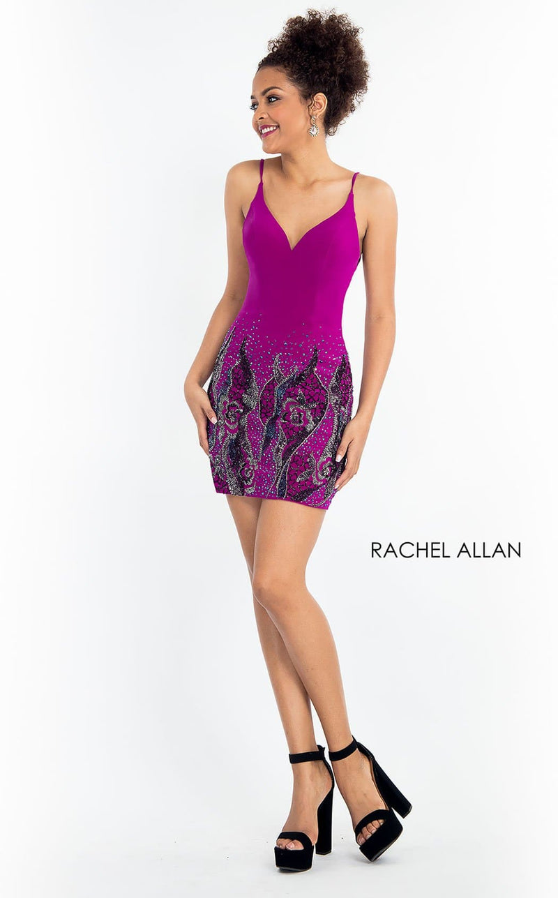 Rachel Allan 4641 Violet Gunmetal