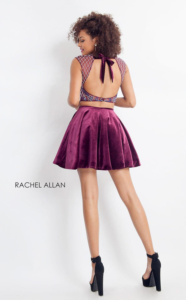 Rachel Allan 4658 Black/Cherry