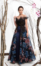 1 of 3 In Couture 4659 Navy-Multi